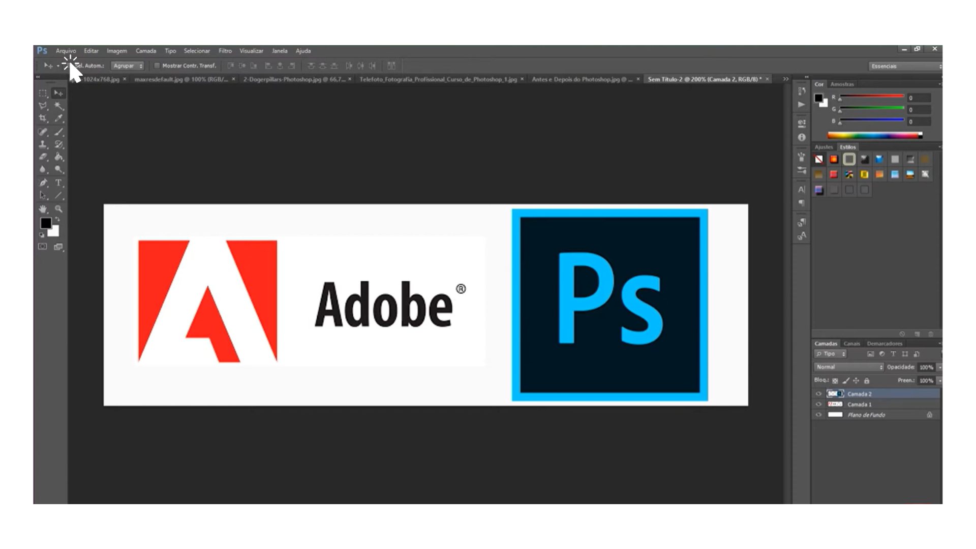 Print Photoshop loja da Adobe